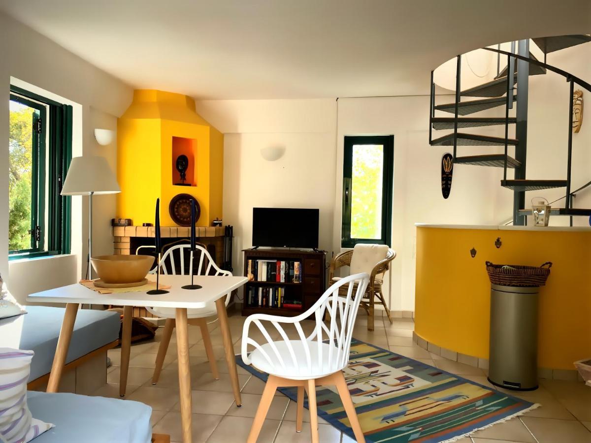 Steinturm Mit Dach-Terrasse Zwischen Fluss, Meer Und Gebirge- Spiti Pirgos Paralia Sergoulas Exterior foto
